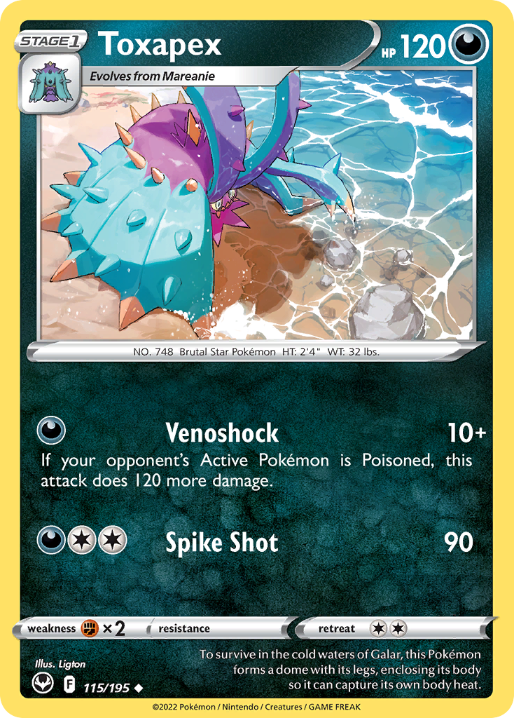 Toxapex 115/195 Silver Tempest
