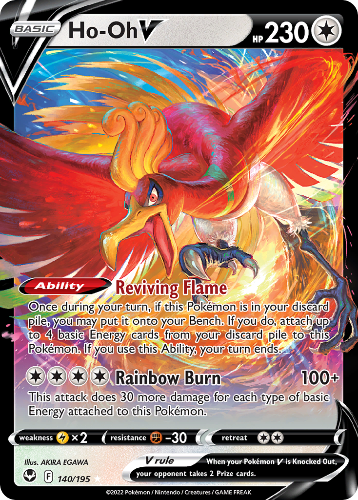 Ho-Oh V 140/195 Silver Tempest