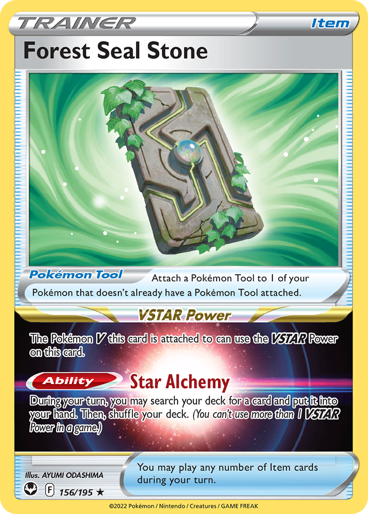 Forest Seal Stone 156/195 Silver Tempest