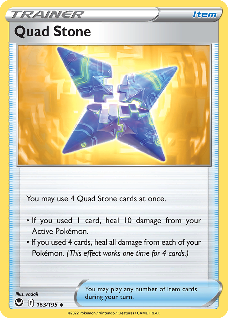 Quad Stone 163/195 Silver Tempest