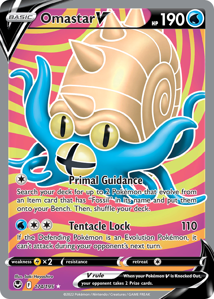 Omastar V 174/195 Silver Tempest