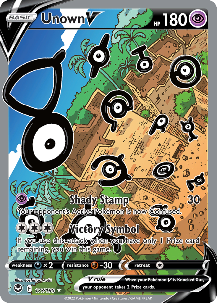 Unown V 177/195 Silver Tempest