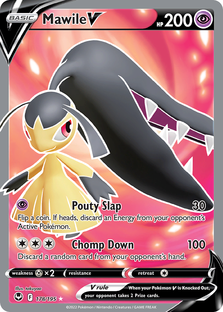 Mawile V 178/195 Silver Tempest