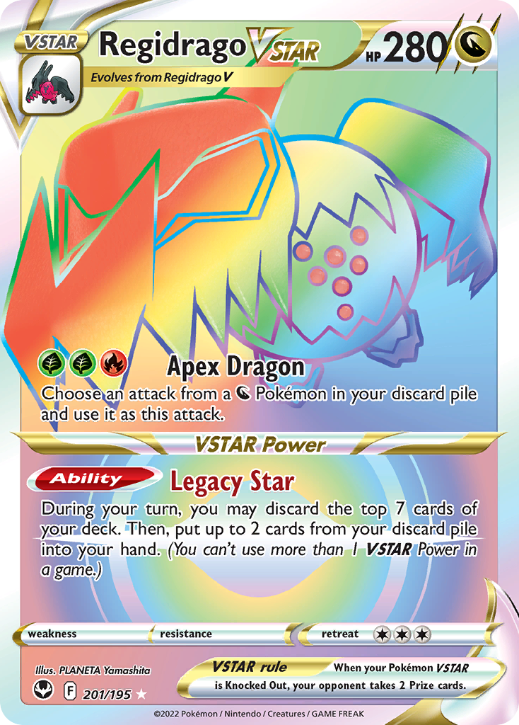 Regidrago VSTAR 201/195 Silver Tempest