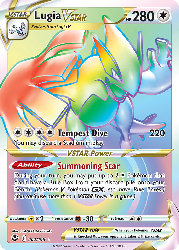 Lugia VSTAR 202/195 Silver Tempest