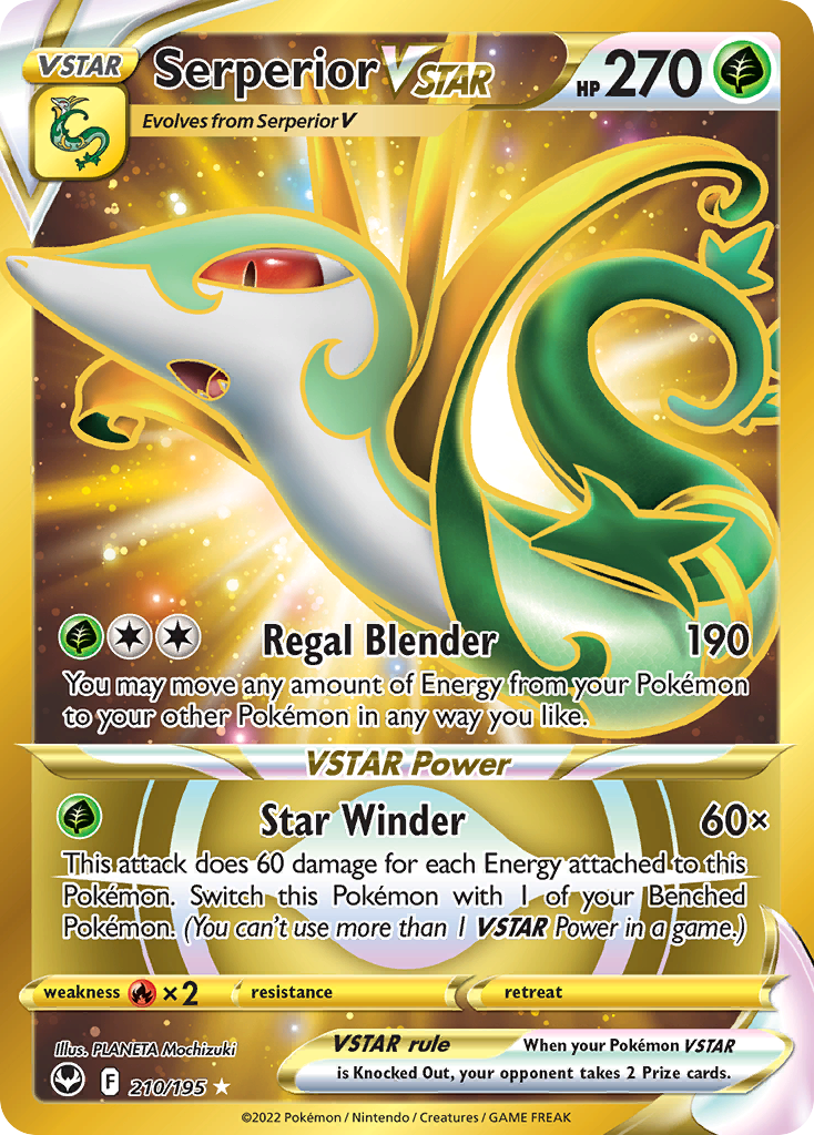 Serperior VSTAR 210/195 Silver Tempest