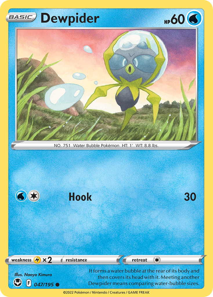 Dewpider 047/195 Silver Tempest