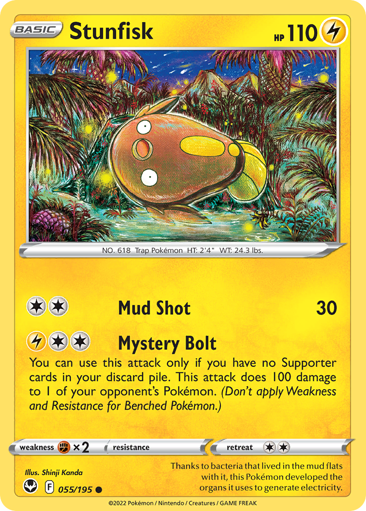 Stunfisk 055/195 Silver Tempest