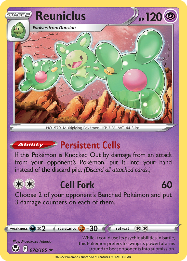 Reuniclus 078/195 Silver Tempest