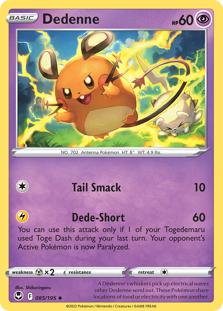 Dedenne 085/195 Silver Tempest