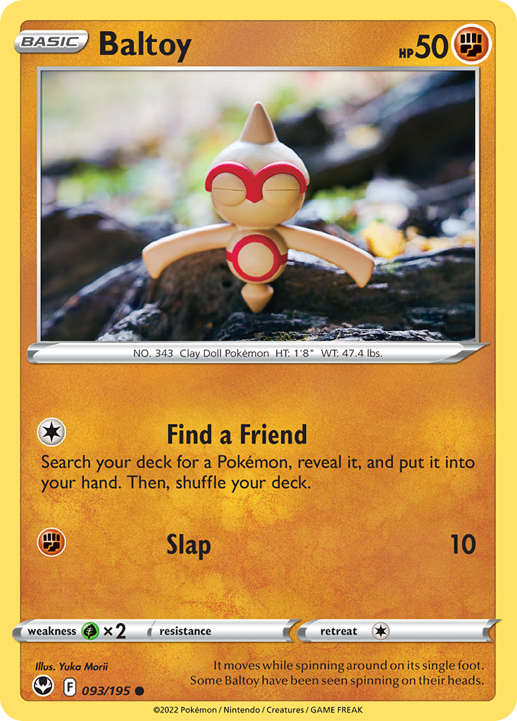 Baltoy 093/195 Silver Tempest