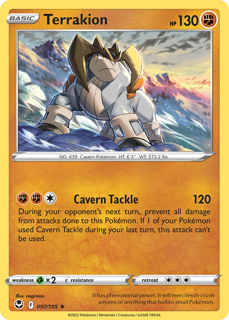 Terrakion 097/195 Silver Tempest
