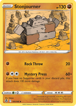 Stonjourner 101/195 Silver Tempest