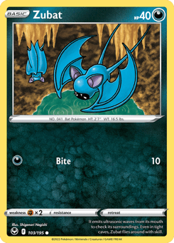 Zubat 103/195 Silver Tempest