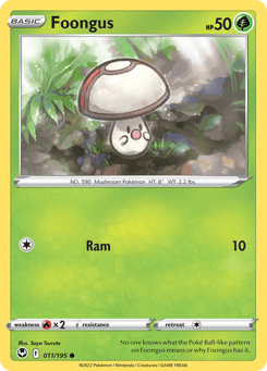 Foongus 011/195 Silver Tempest
