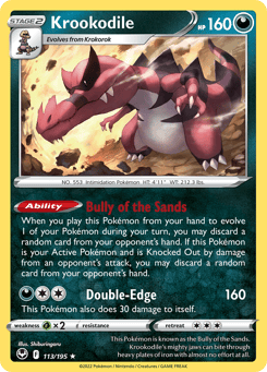 Krookodile 113/195 Silver Tempest
