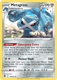 Metagross 119/195 Silver Tempest