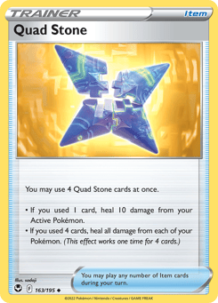 Quad Stone 163/195 Silver Tempest