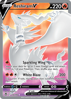 Reshiram V 172/195 Silver Tempest