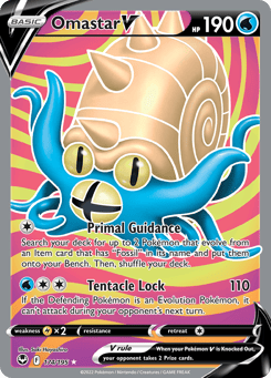 Omastar V 174/195 Silver Tempest