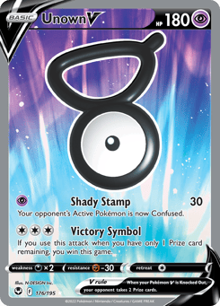 Unown V 176/195 Silver Tempest