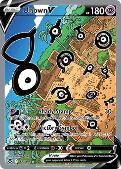 Unown V 177/195 Silver Tempest