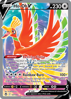 Ho-Oh V 187/195 Silver Tempest