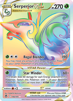 Serperior VSTAR 196/195 Silver Tempest