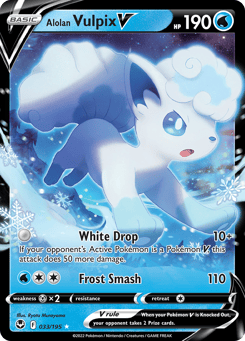 Alolan Vulpix V 033/195 Silver Tempest