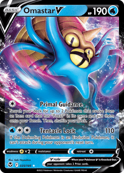 Omastar V 035/195 Silver Tempest