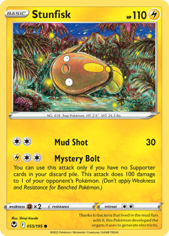 Stunfisk 055/195 Silver Tempest