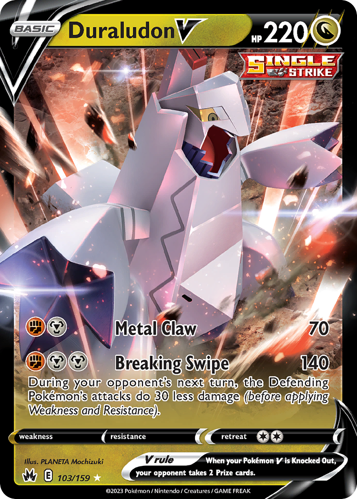 Duraludon V 103/159 Crown Zenith