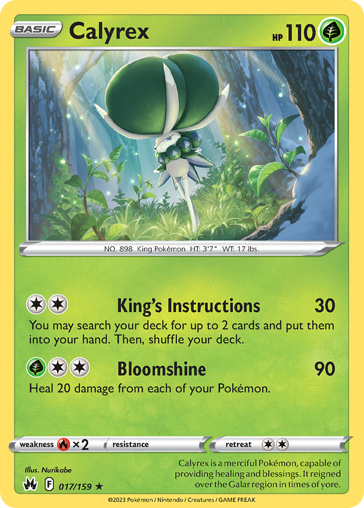 Calyrex 017/159 Crown Zenith