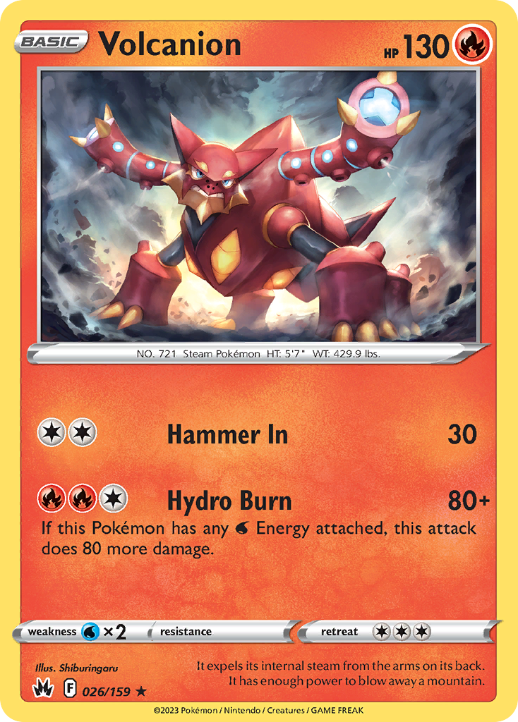 Volcanion 026/159 Crown Zenith