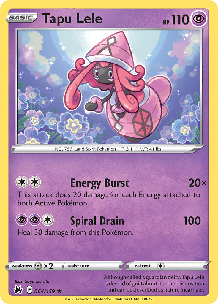 Tapu Lele 064/159 Crown Zenith