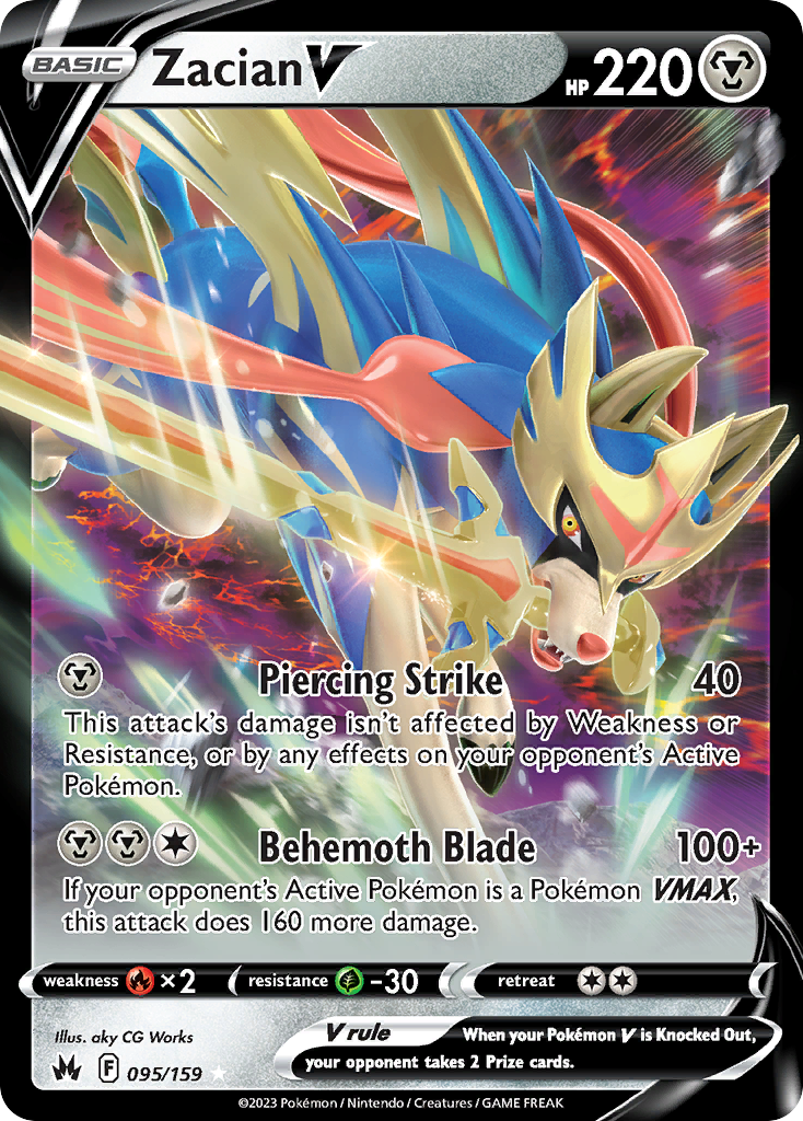 Zacian V 095/159 Crown Zenith