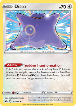 Ditto 107/159 Crown Zenith