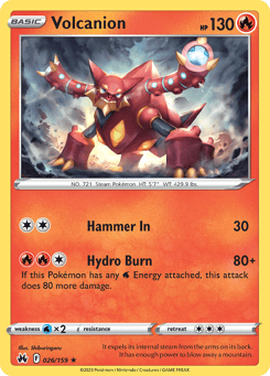 Volcanion 026/159 Crown Zenith