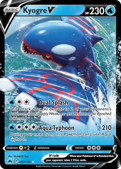 Kyogre V 037/159 Crown Zenith