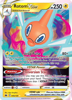 Rotom VSTAR 046/159 Crown Zenith