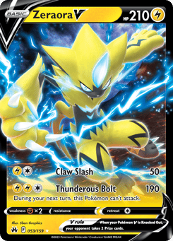 Zeraora V 053/159 Crown Zenith