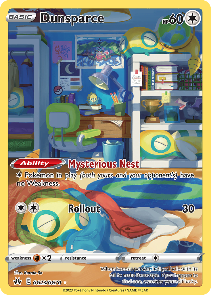 Dunsparce GG23/GG70 Crown Zenith Galarian Gallery