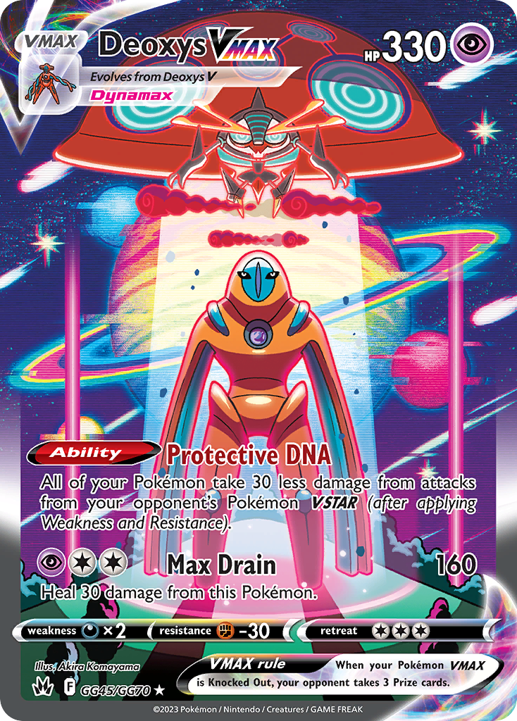 Deoxys VMAX GG45/GG70 Crown Zenith Galarian Gallery