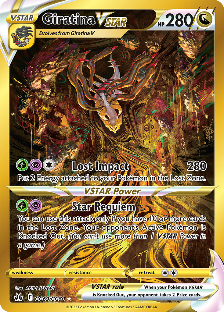 Giratina VSTAR GG69/GG70 Crown Zenith Galarian Gallery
