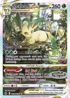 Leafeon VSTAR GG35/GG70 Crown Zenith Galarian Gallery