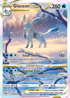 Glaceon VSTAR GG40/GG70 Crown Zenith Galarian Gallery