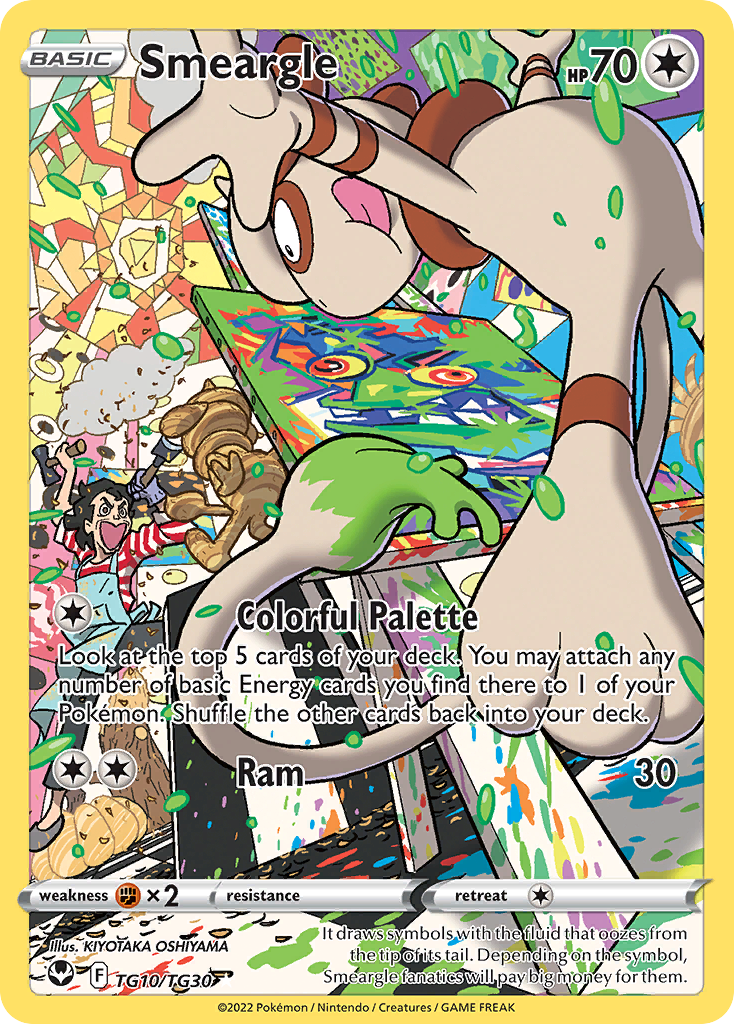 Smeargle TG10/TG30 Silver Tempest Trainer Gallery