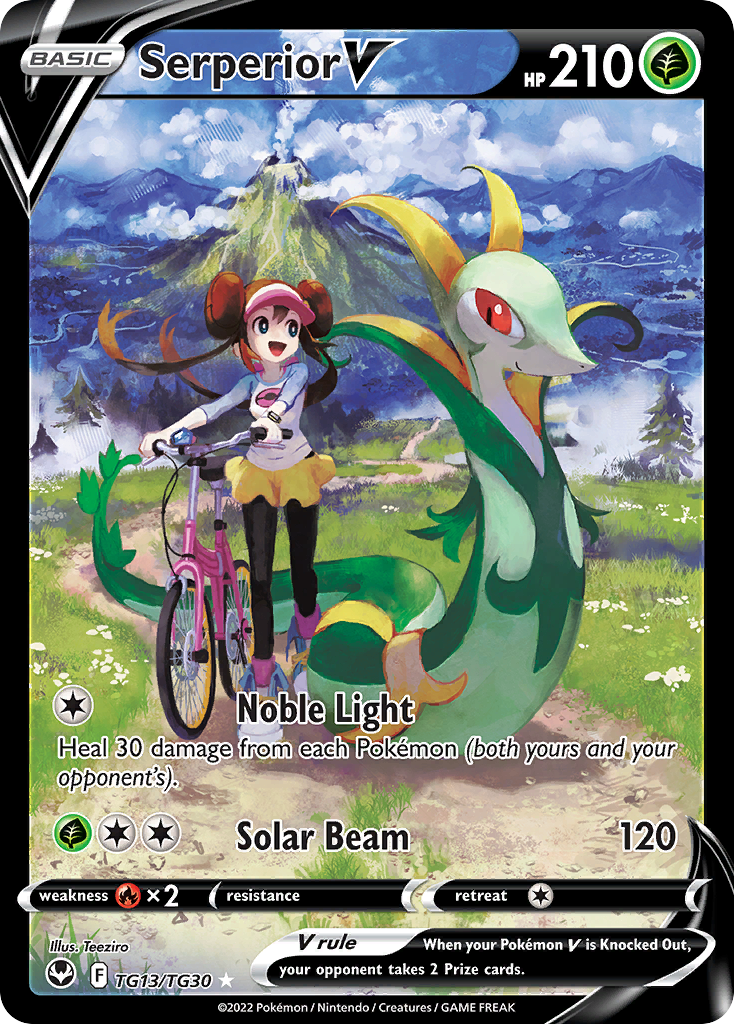 Serperior V TG13/TG30 Silver Tempest Trainer Gallery