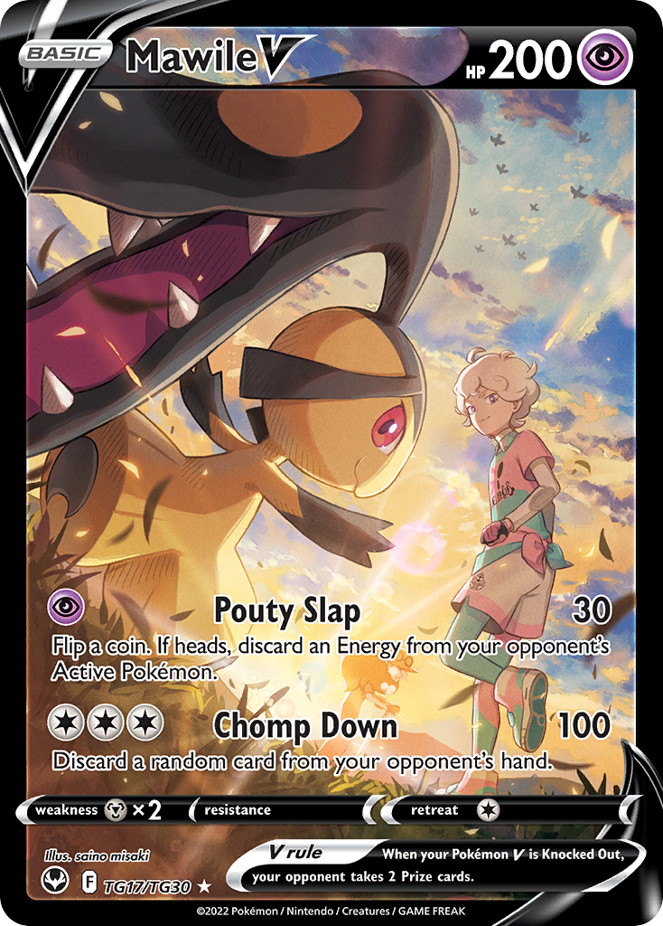 Mawile V TG17/TG30 Silver Tempest Trainer Gallery
