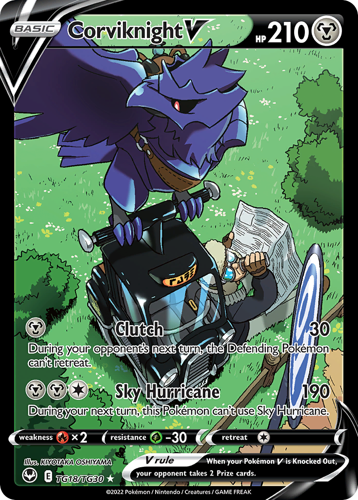 Corviknight V TG18/TG30 Silver Tempest Trainer Gallery